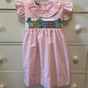 Smocked Charleston Rainbow Row Dress